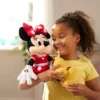 Disney Store Peluche Minnie Mouse Rouge De Taille Moyenne