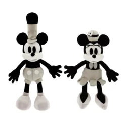 Ensemble De Petites Peluches Mickey Et Minnie Steamboat Willie Disney100 Decades