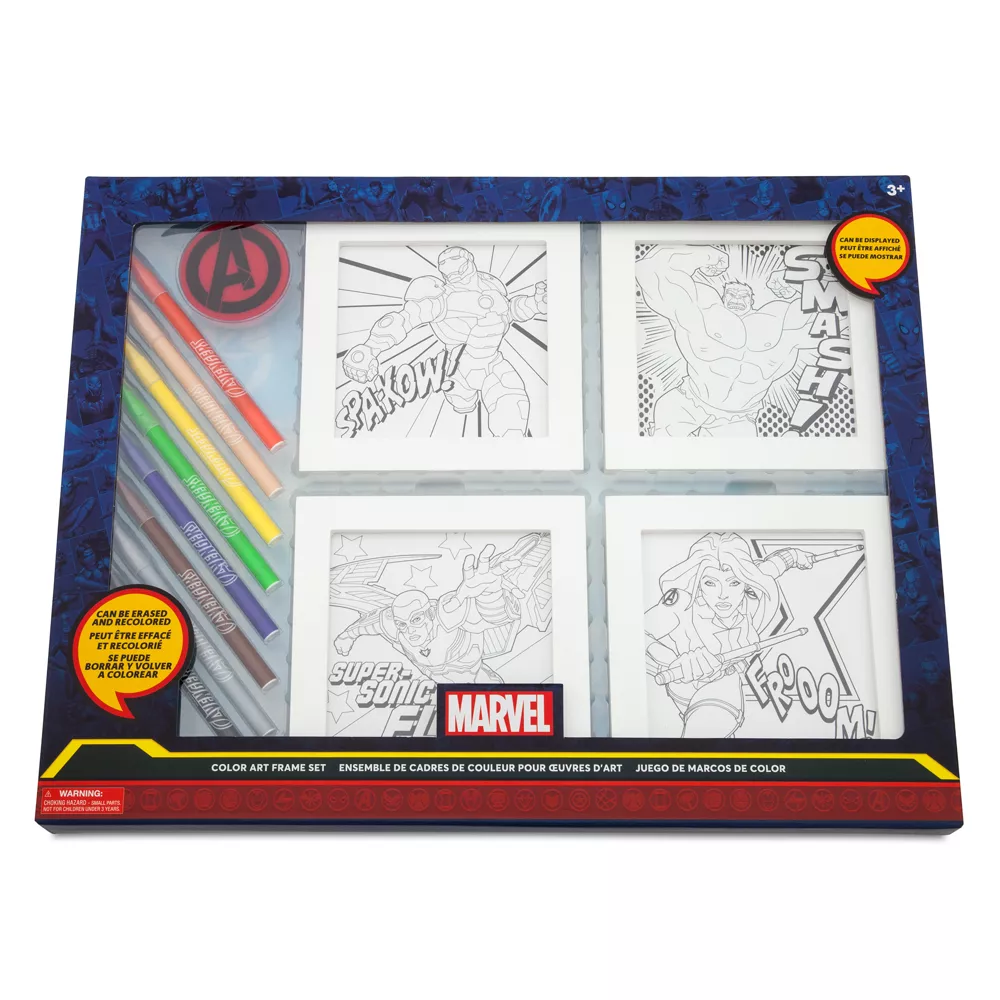 Disney Store Illustrations Encadrées à Colorier Marvel 2 Disney Store Illustrations Encadrées à Colorier Marvel – Image 2