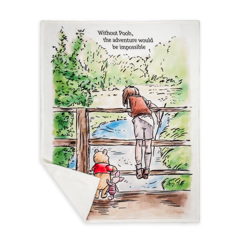 Disney Store Plaid Polaire Winnie L'Ourson Et Ses Amis 1 Disney Store Plaid Polaire Winnie L'Ourson Et Ses Amis