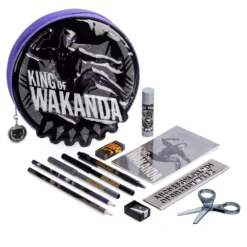 Disney Store Kit De Fournitures Black Panther Zippé