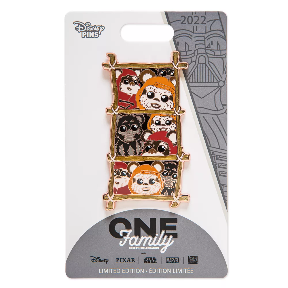 Disney One Family Pin's Ewoks "Dites Ouistiti !" En édition Limitée, Star Wars 2 Disney One Family Pin's Ewoks "Dites Ouistiti !" En édition Limitée, Star Wars – Image 2