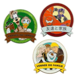 Disney One Family Ensemble De Pin's Mystère "Friends And Family" Multilingue -Disney Soldes Boutique 466043290431 2