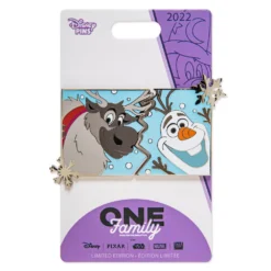 Disney One Family Pin's Olaf Et Sven "Amis Pour La Vie", La Reine Des Neiges -Disney Soldes Boutique 466043290509 4