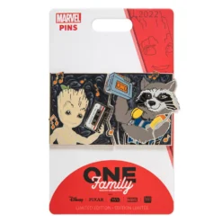 Disney One Family Pin's Rocket Et Groot "Amis Pour La Vie", Les Gardiens De La Galaxie -Disney Soldes Boutique 466043290844 4