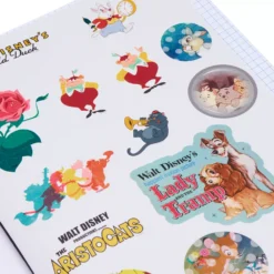 Disney Store Cahier Et Autocollants Disney Classics -Disney Soldes Boutique 466043425901 2