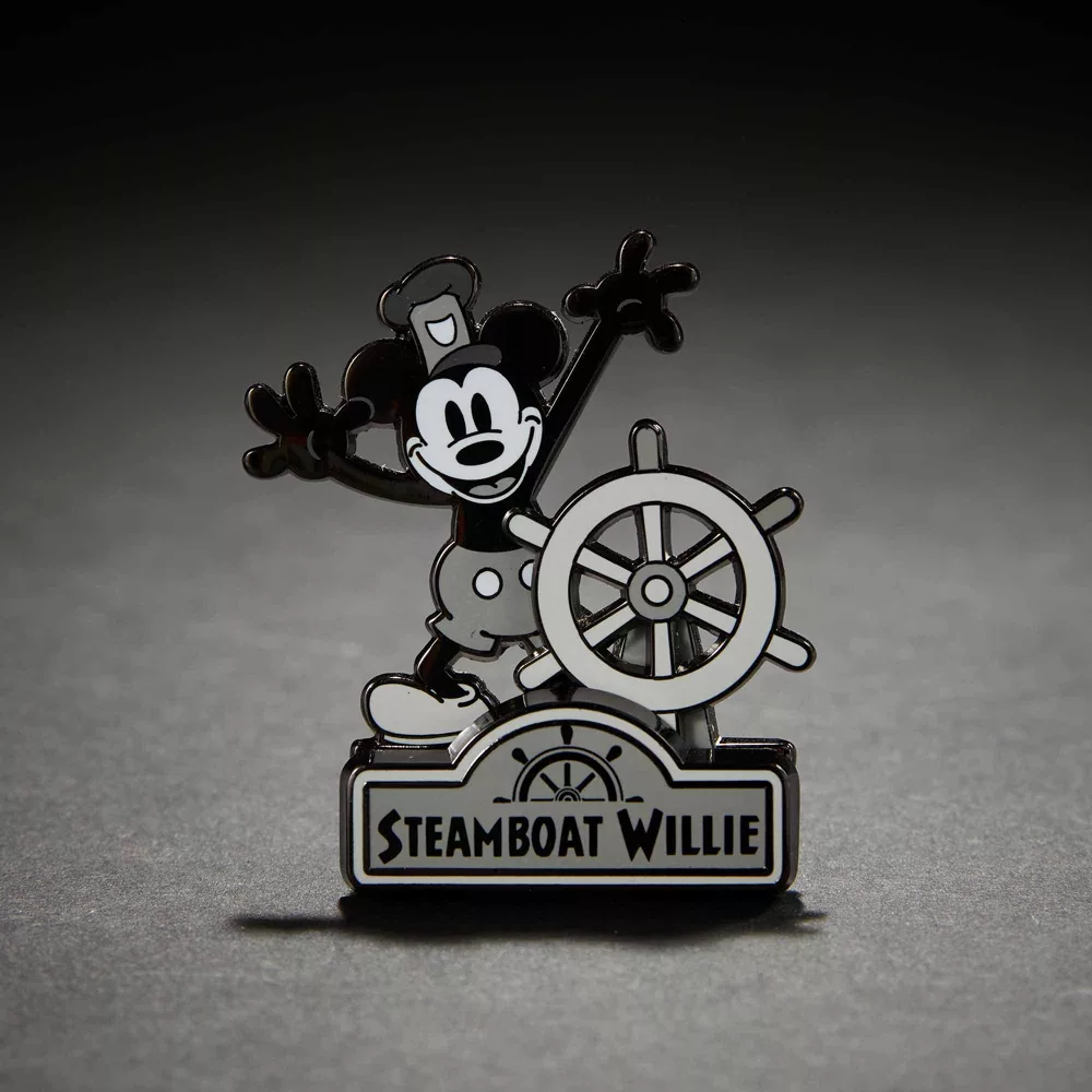 Disney Store Pin's Steamboat Willie En édition Limitée Disney100 Eras 2 Disney Store Pin's Steamboat Willie En édition Limitée Disney100 Eras – Image 2