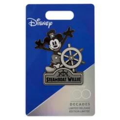 Disney Store Pin's Steamboat Willie En édition Limitée Disney100 Eras 7 Disney Store Pin's Steamboat Willie En édition Limitée Disney100 Eras -Disney Soldes Boutique 466043737691 3