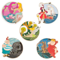Disney Store Ensemble De Pin's Mystère Peter Pan En édition Limitée 70e anniversaire -Disney Soldes Boutique 466043741063 2
